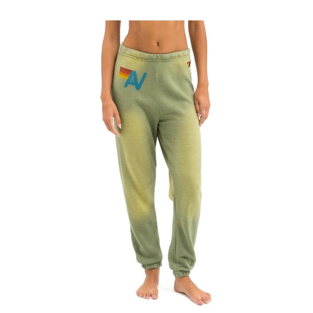 Aviator Nation Olive Green  Sweatpants